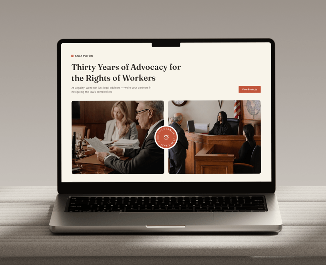 Copywriting for law site