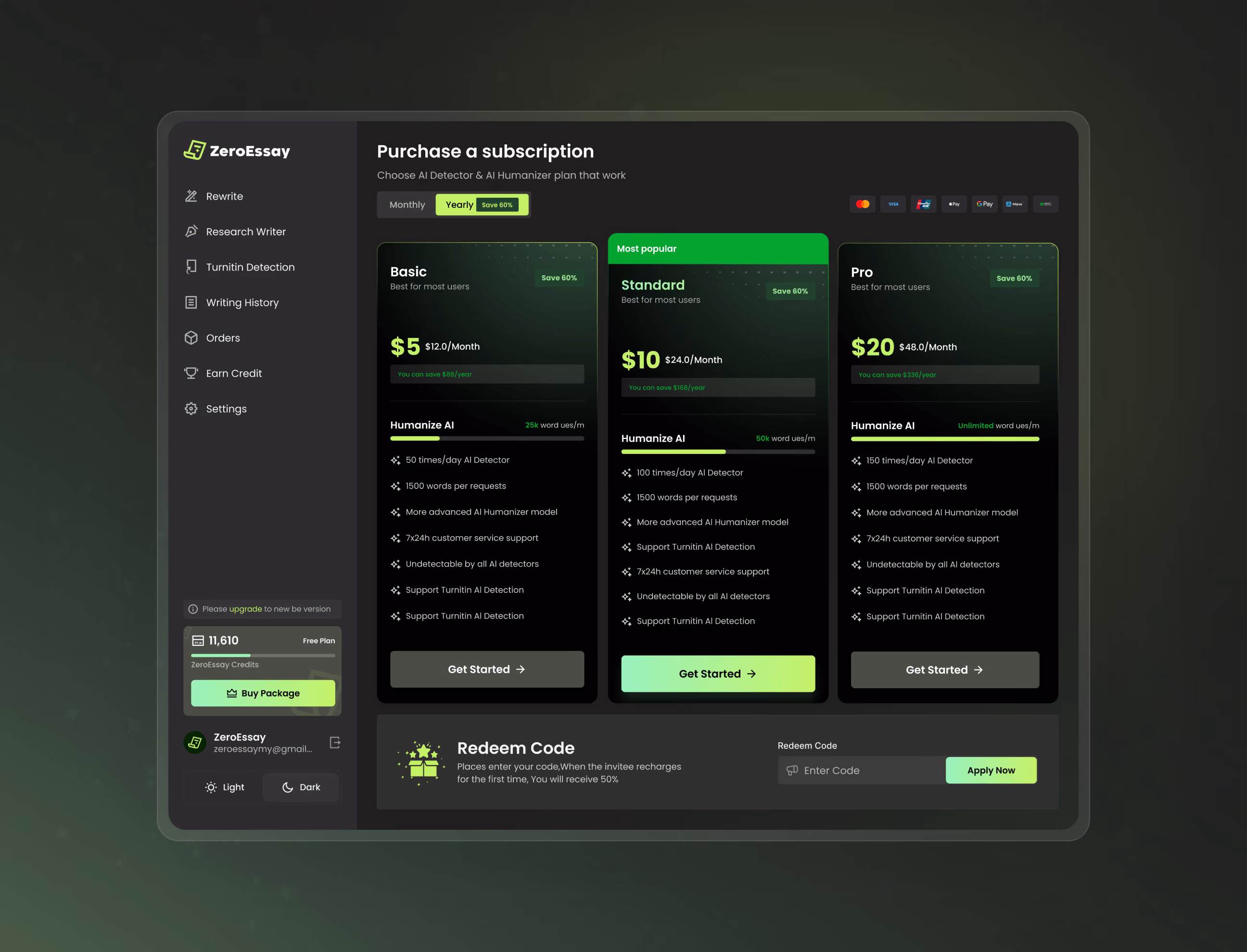 zeroessay-saas-pricing-plans-ui-design