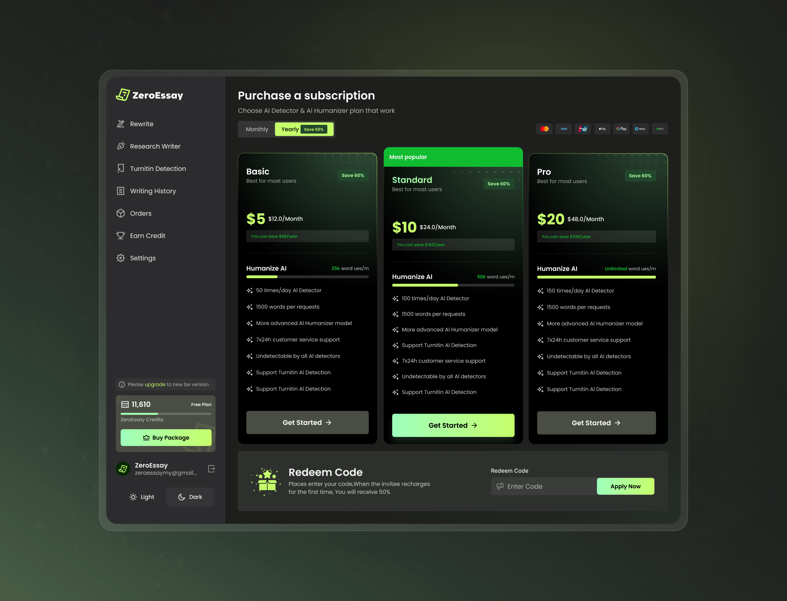 zeroessay-saas-pricing-plans-ui-design