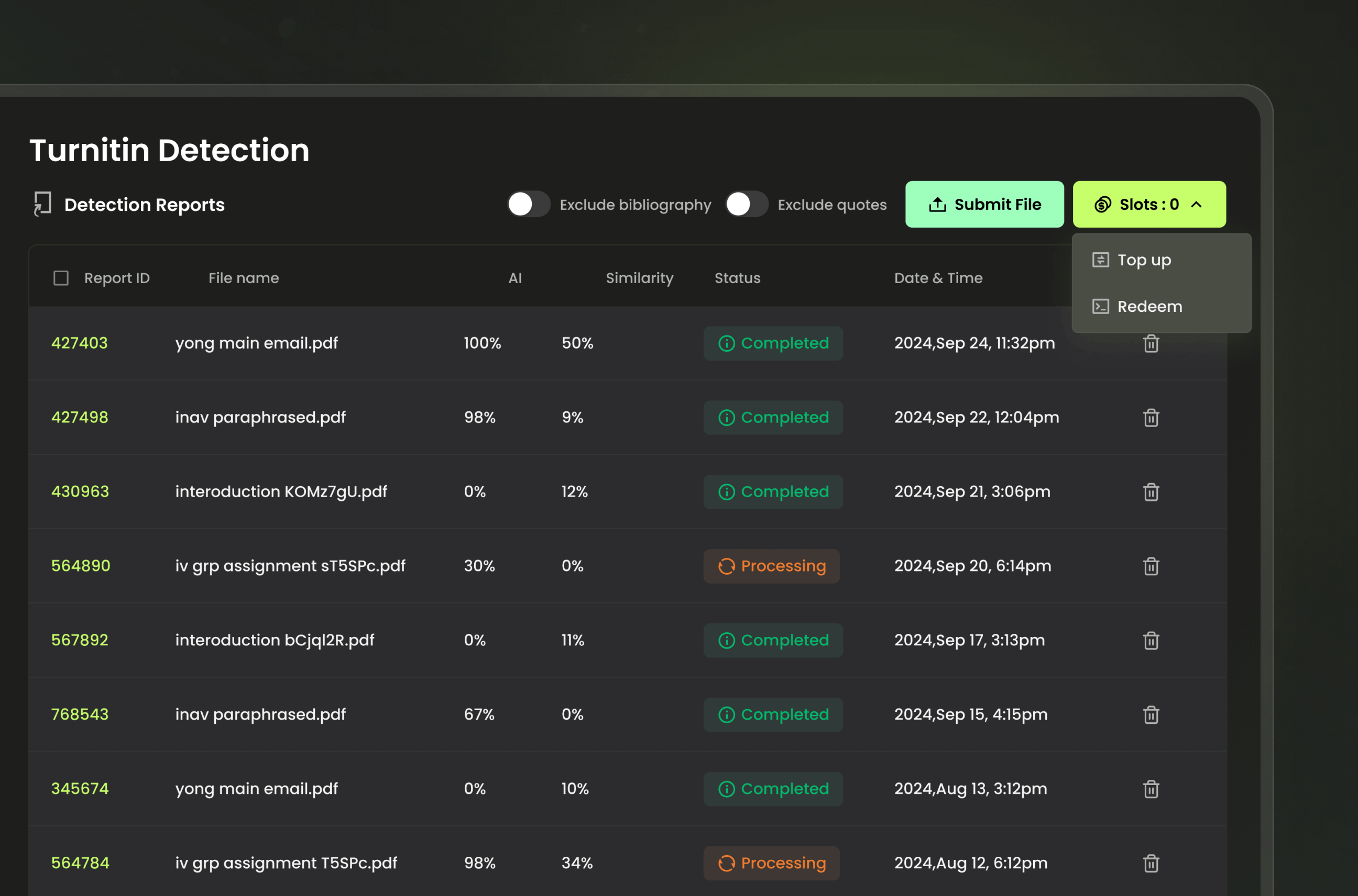 zeroessay-turnitin-detection-dashboard-ui