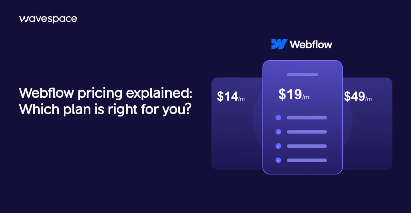 Webflow pricing explained: Which (best) plan is right for you?