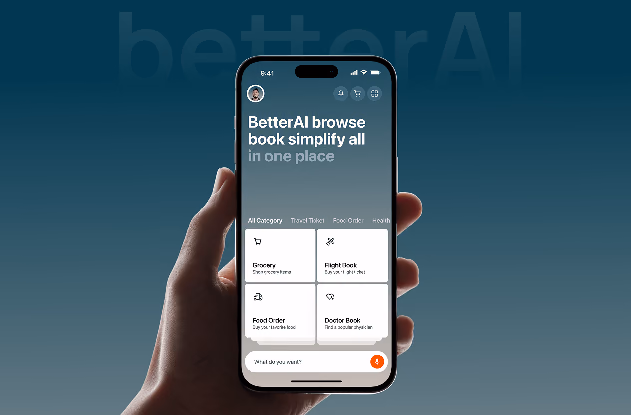 BetterAI - AI all in one booking app 