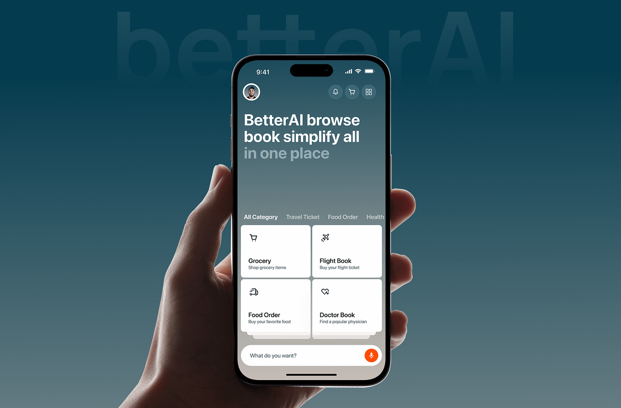 BetterAI - AI all in one booking app 