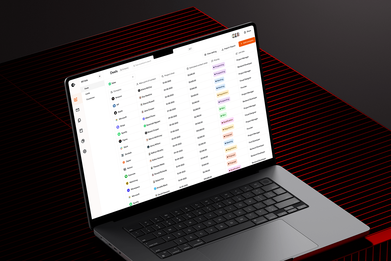 Openhub - CRM & customer analytics dashboard