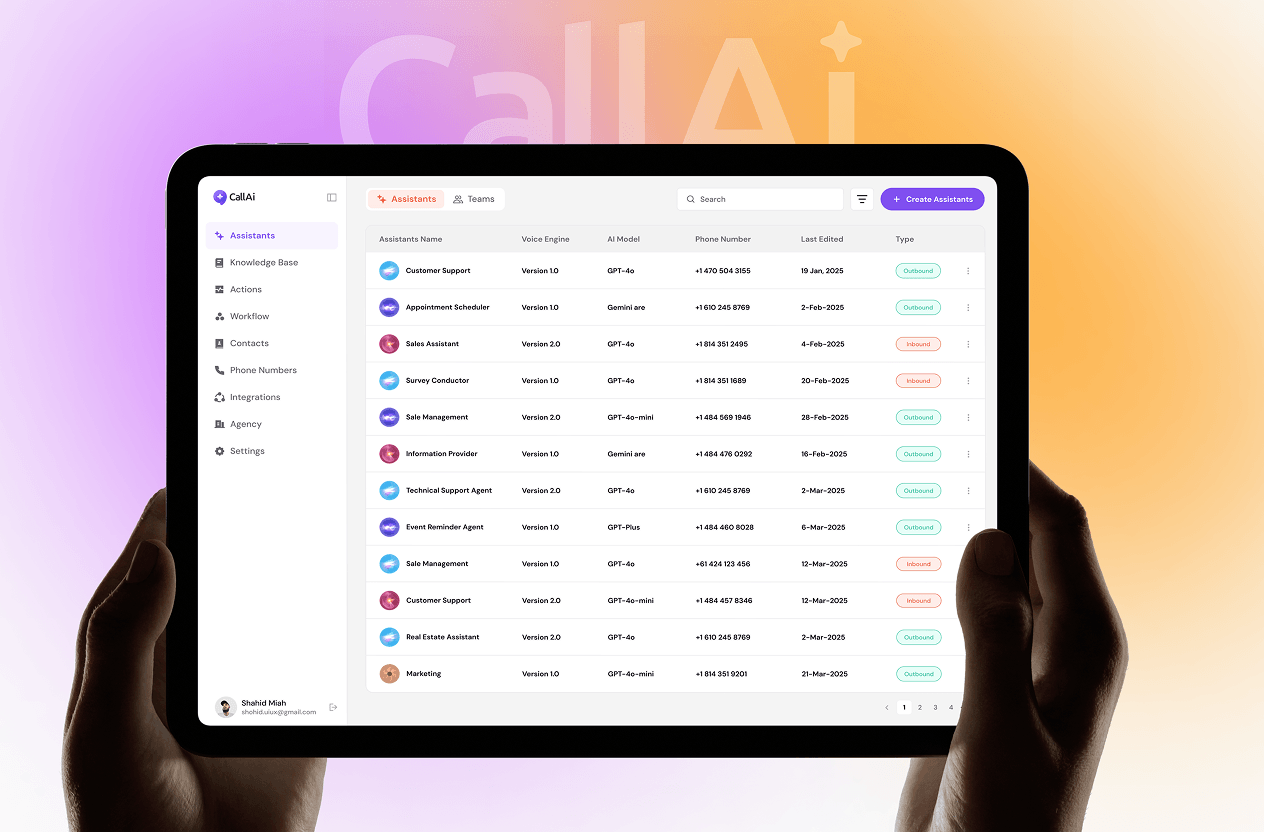 Call AI - AI agentic voice call platform