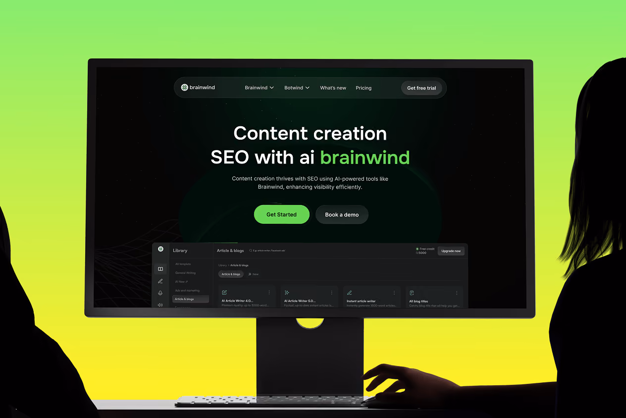 Brainwind - AI chatbot platform for content marketing and SEO