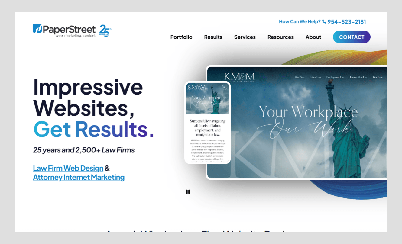 paperstreet web design