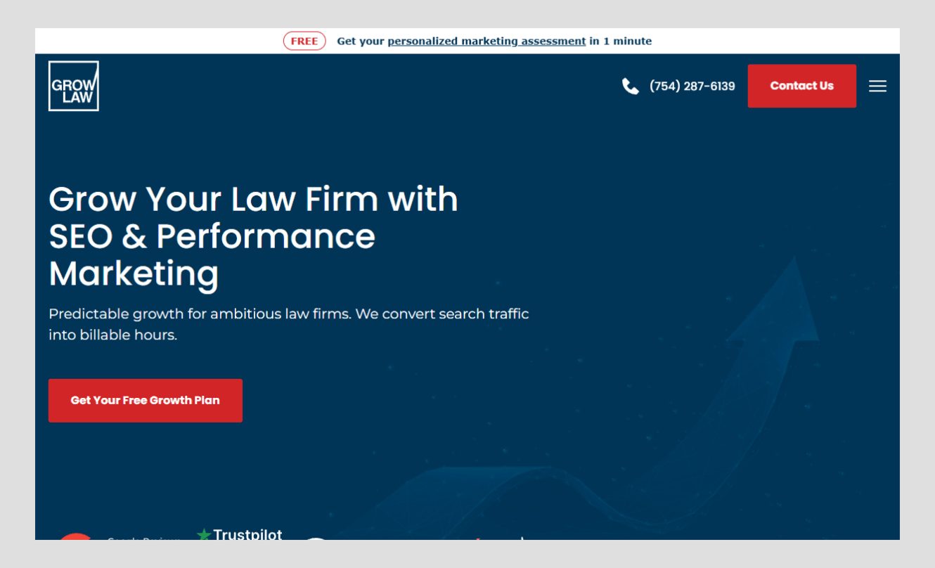 grow law web design agency