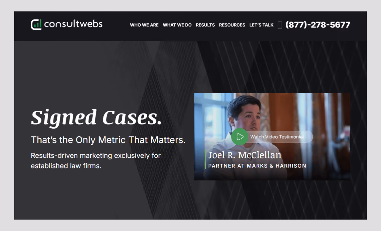 consultwebs web design