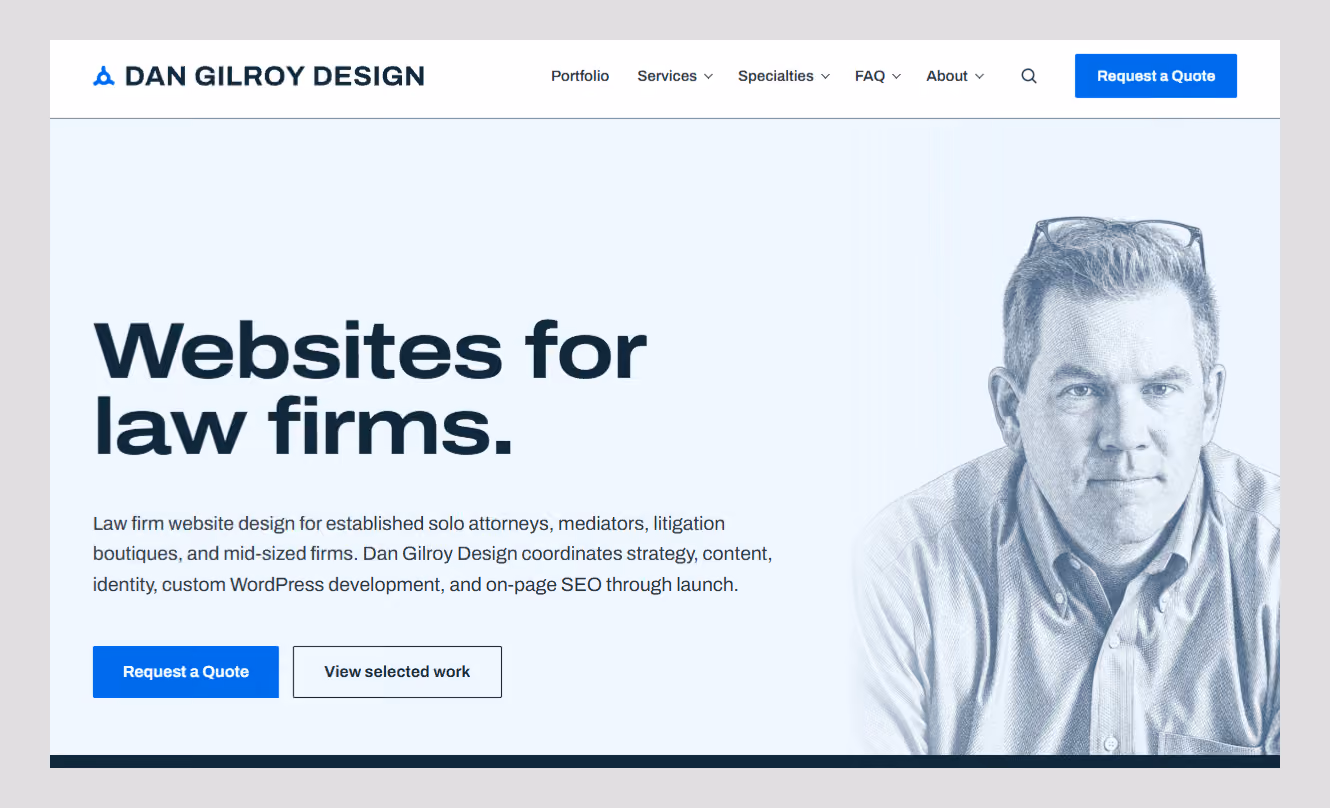 dan gilroy design website