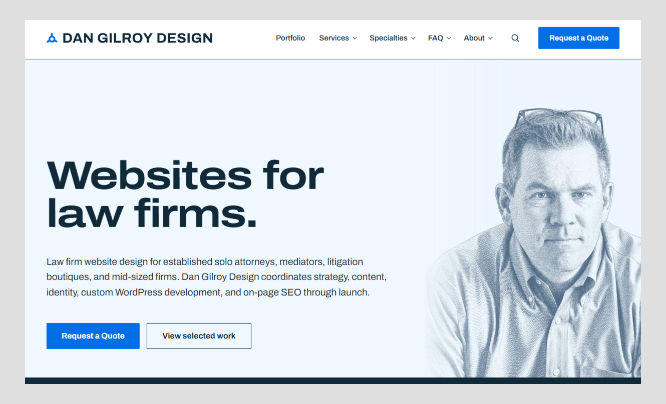 dan gilroy design website
