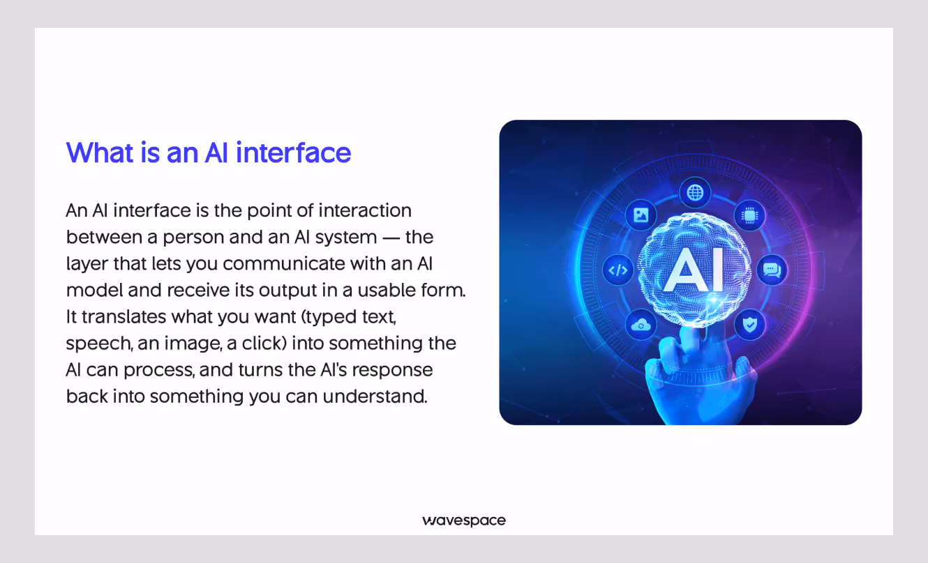 What is AI interface