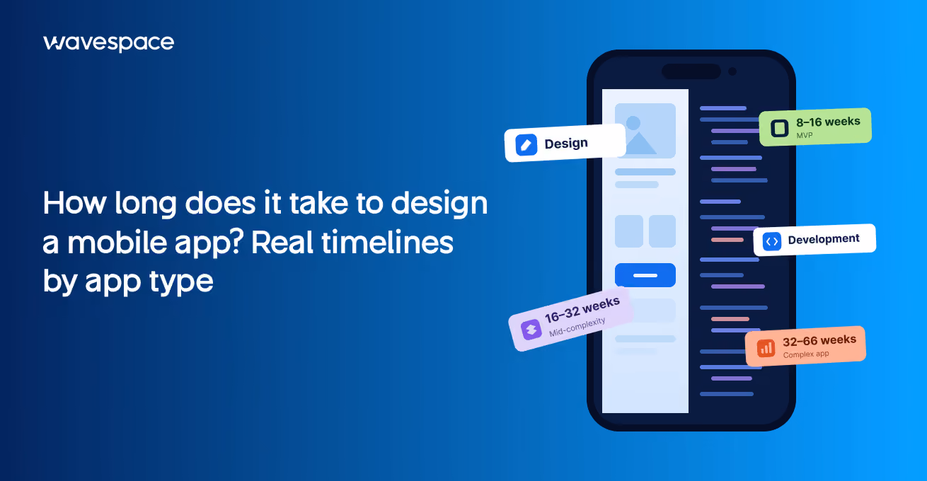 How long does it take to design a mobile app? Real timelines by app type