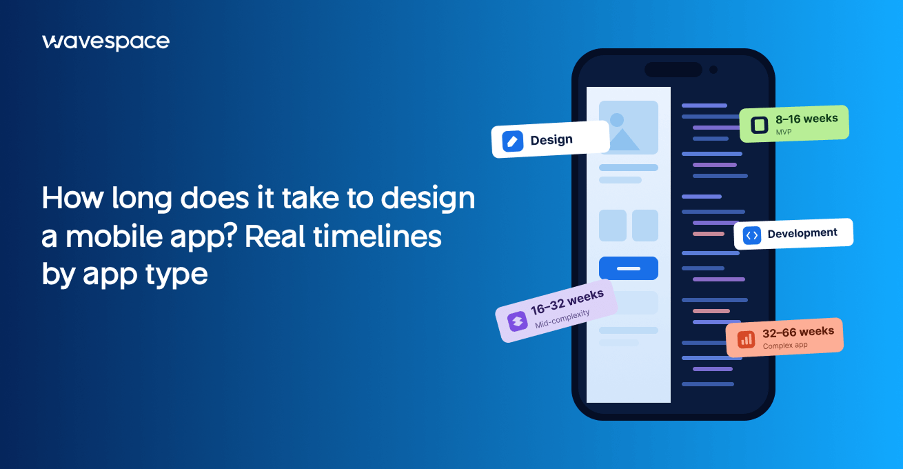 How long does it take to design a mobile app? Real timelines by app type