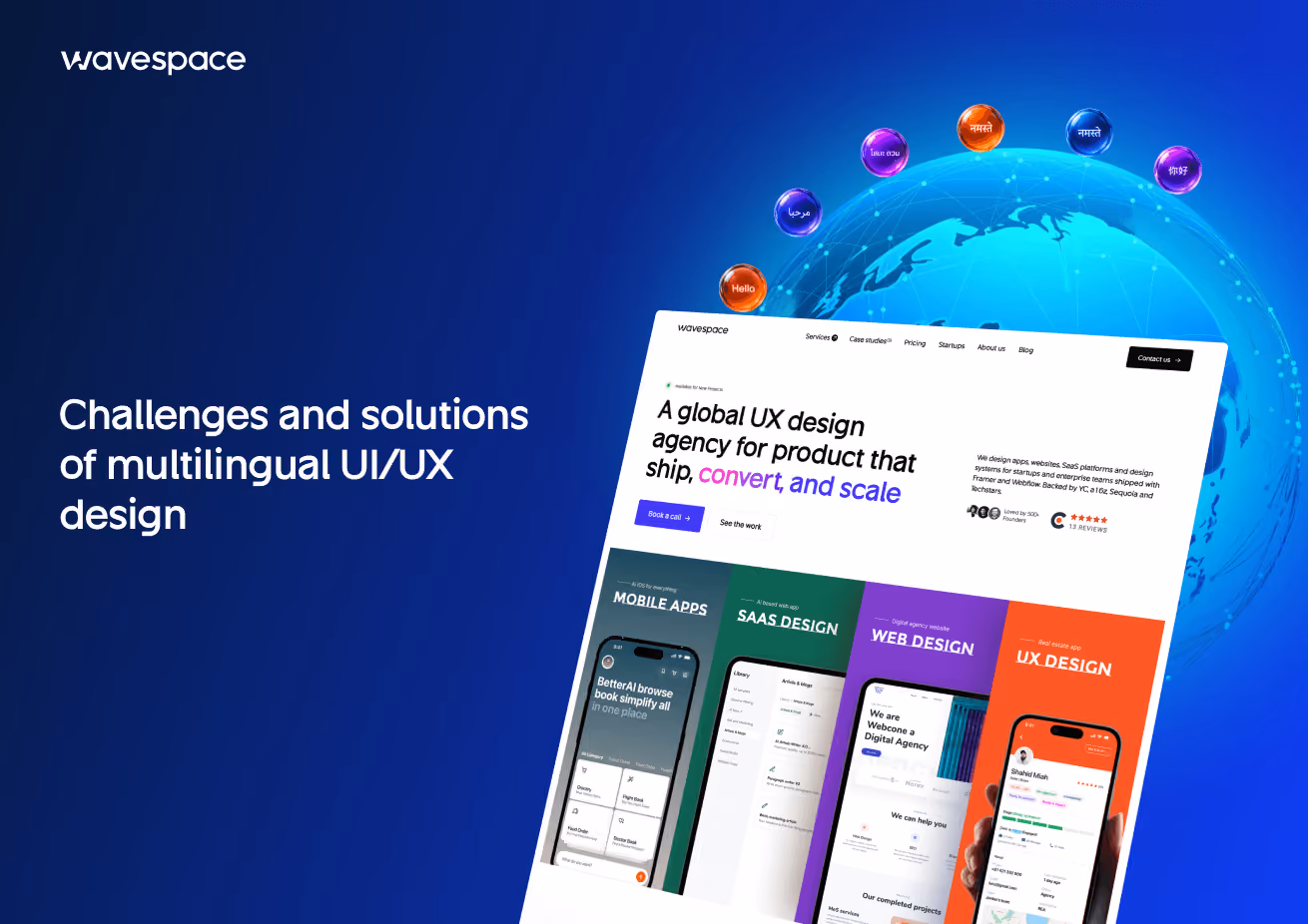 Multilingual UI/UX design blog thumbnail