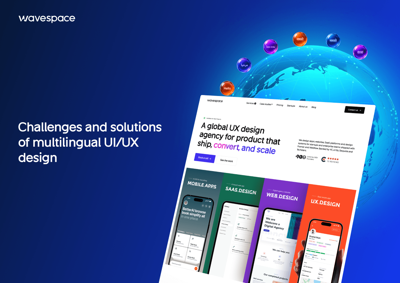Multilingual UI/UX design blog thumbnail
