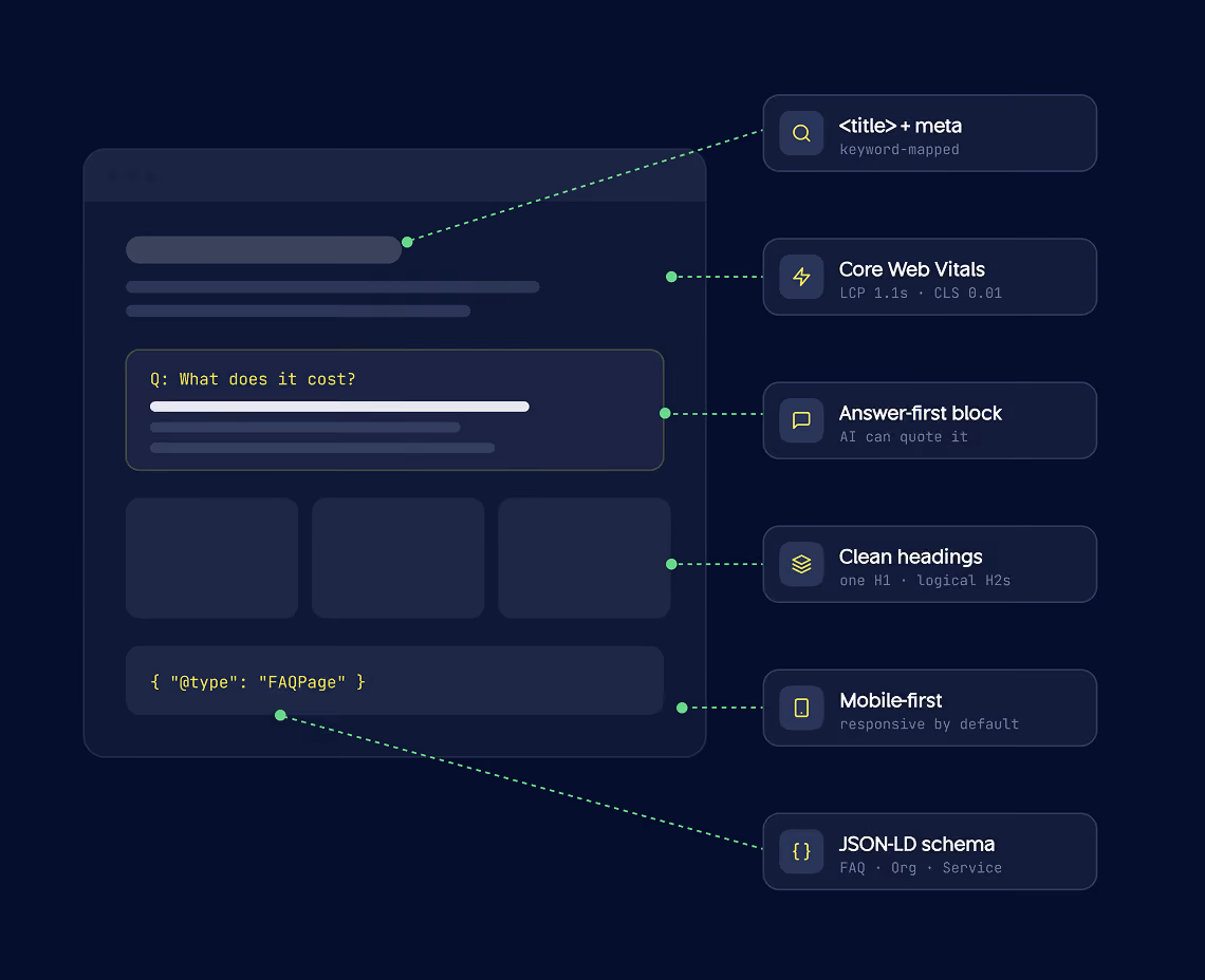 Webflow SEO & AEO