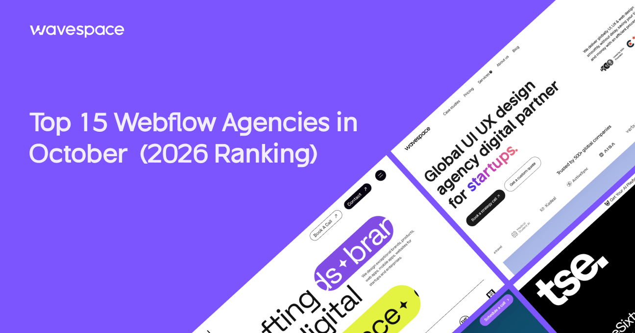 Top 15 Webflow Agencies in October (2026 ranking)