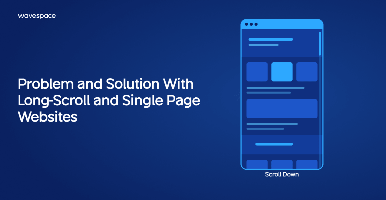 Problem and solution with long-scroll and single page websites