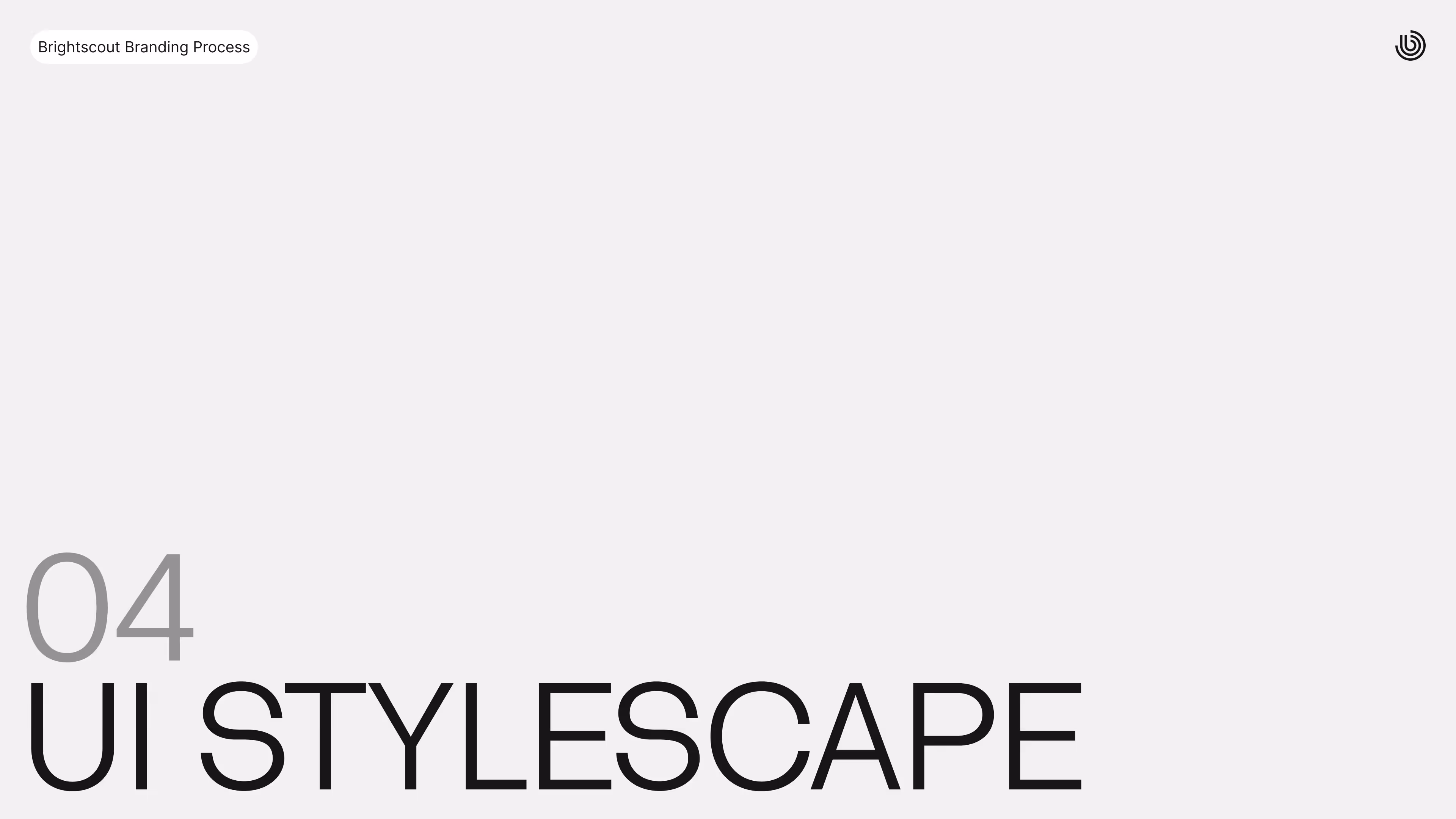 UI stylescape