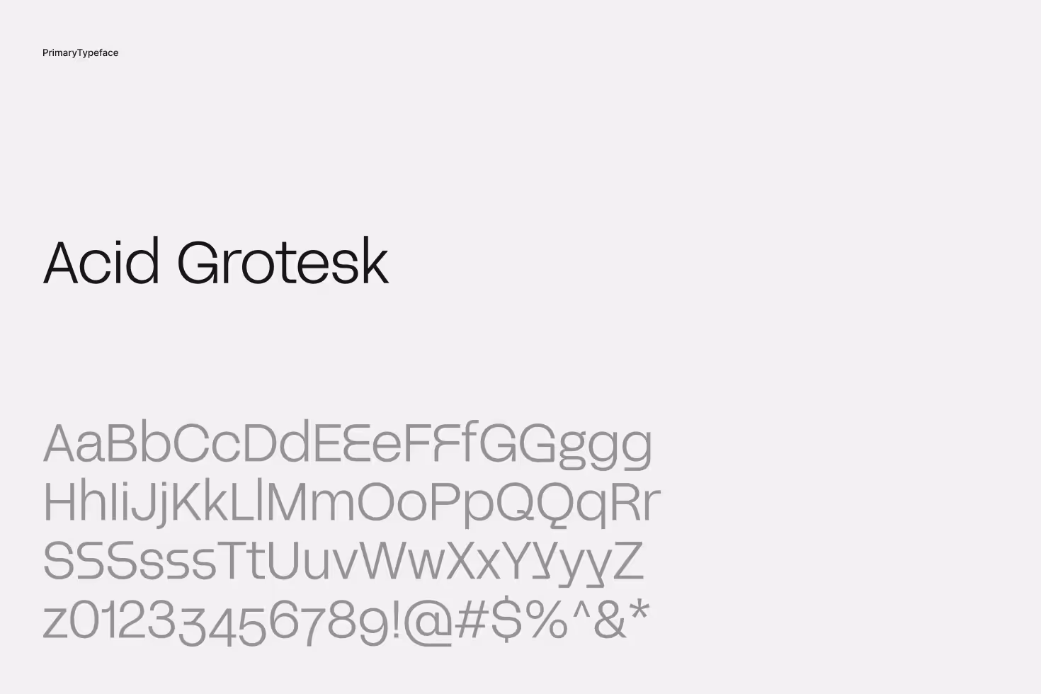 Brightscout Typography Acid Grotesk