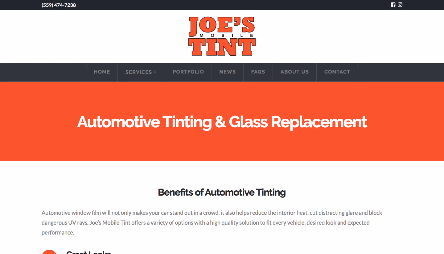 Joe's Tint