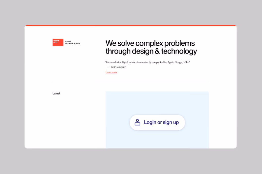 Work&Co screenshot