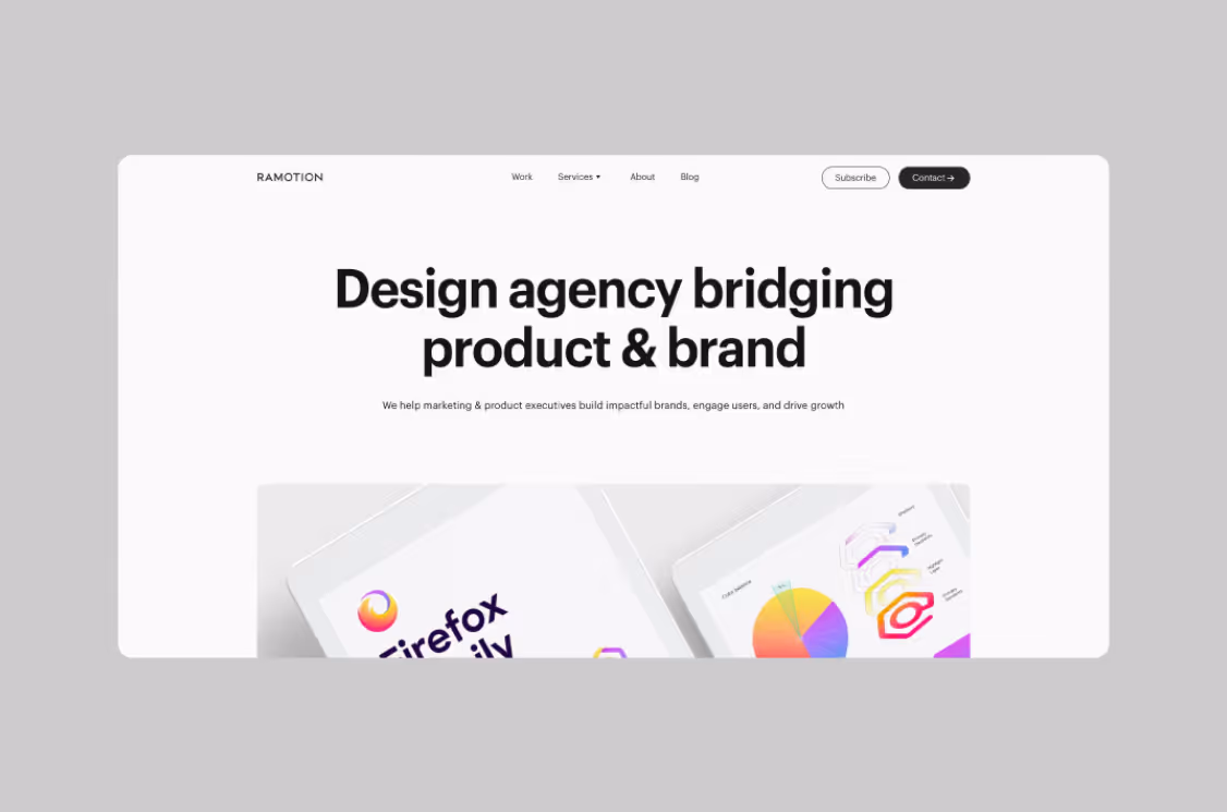 ramotion homepage