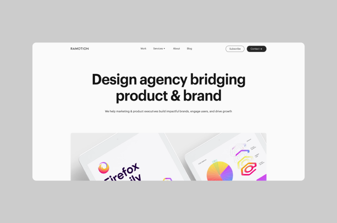 ramotion homepage