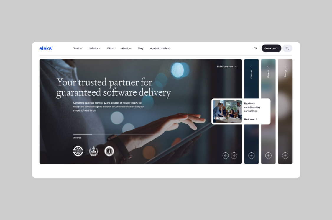 eleks homepage