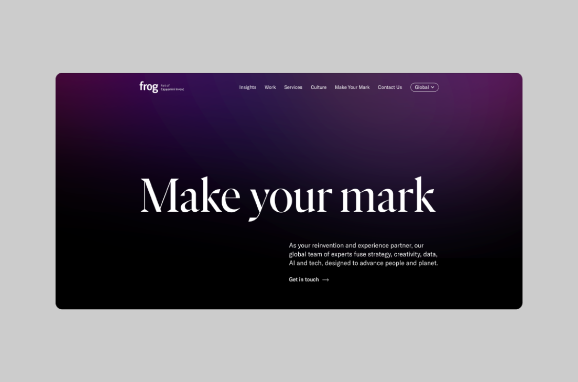 frog homepage