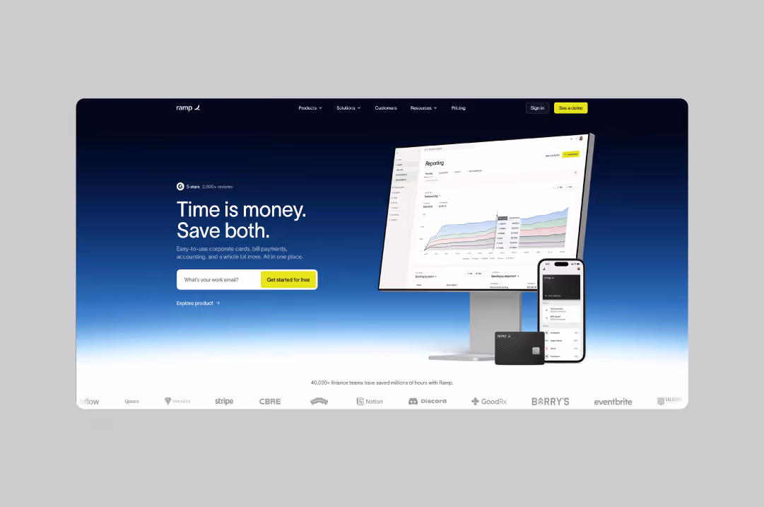 Ramp.com homepage