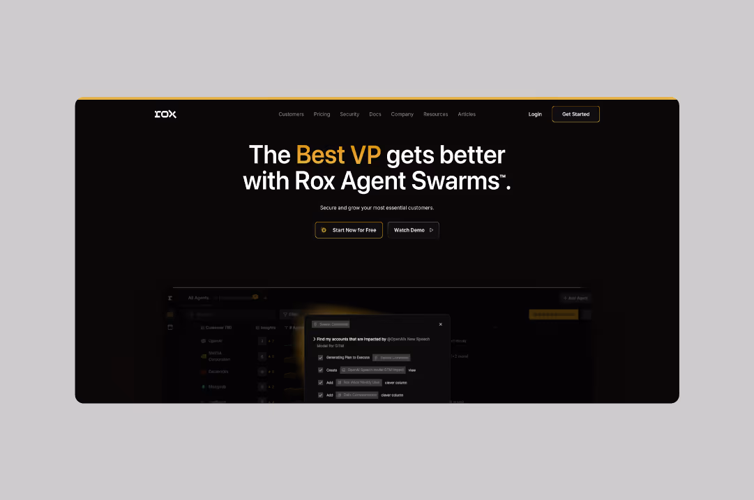 Rox.com homepage