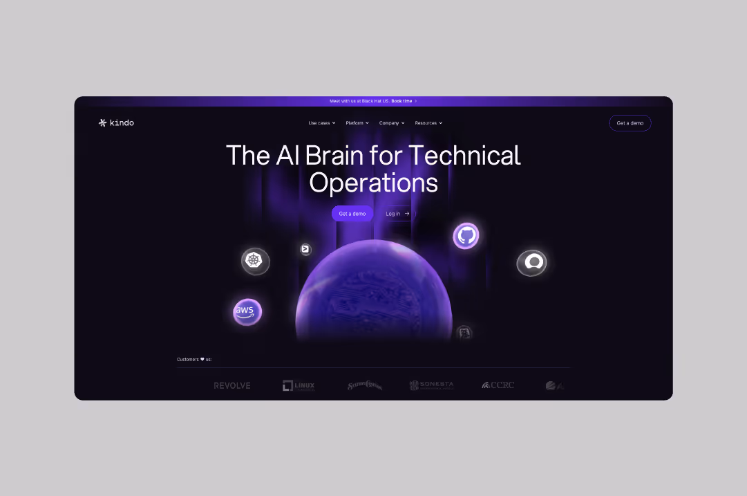 Kindo.ai homepage