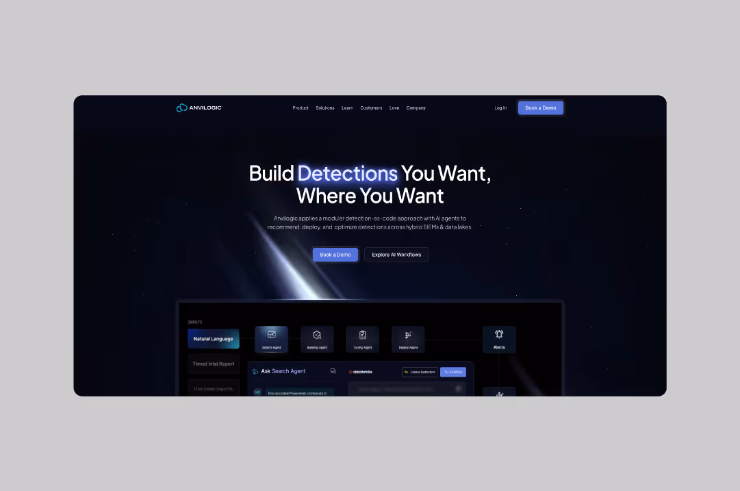 Anvilogic.com homepage