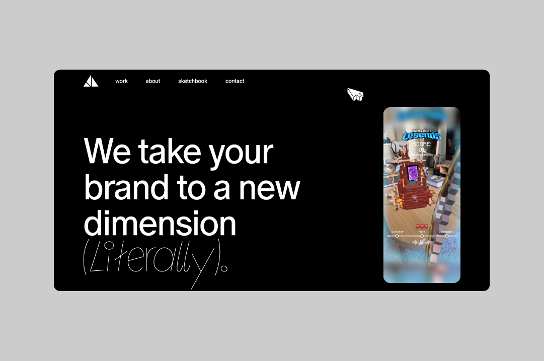 Paper Triangles homepage.