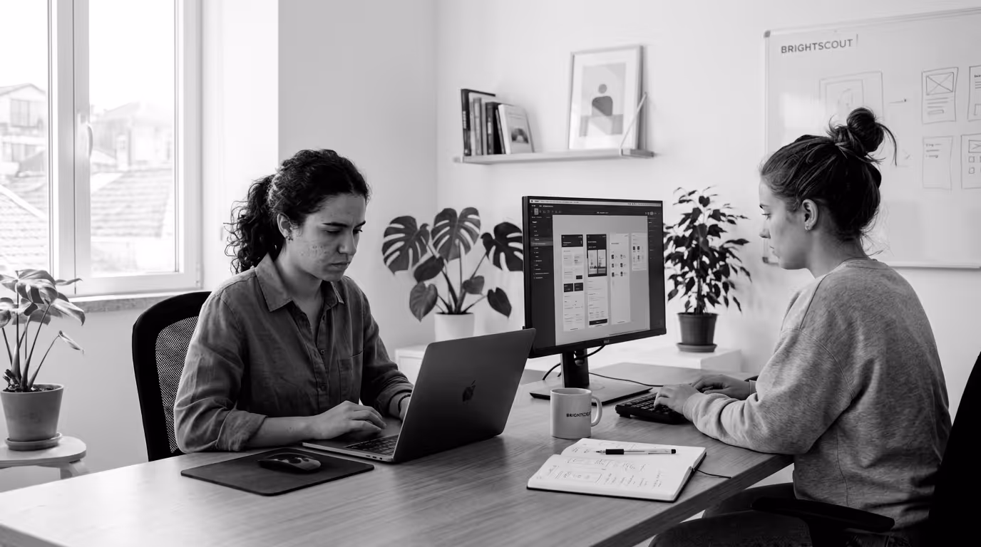 B2B team designing and developing SaaS product interfaces
