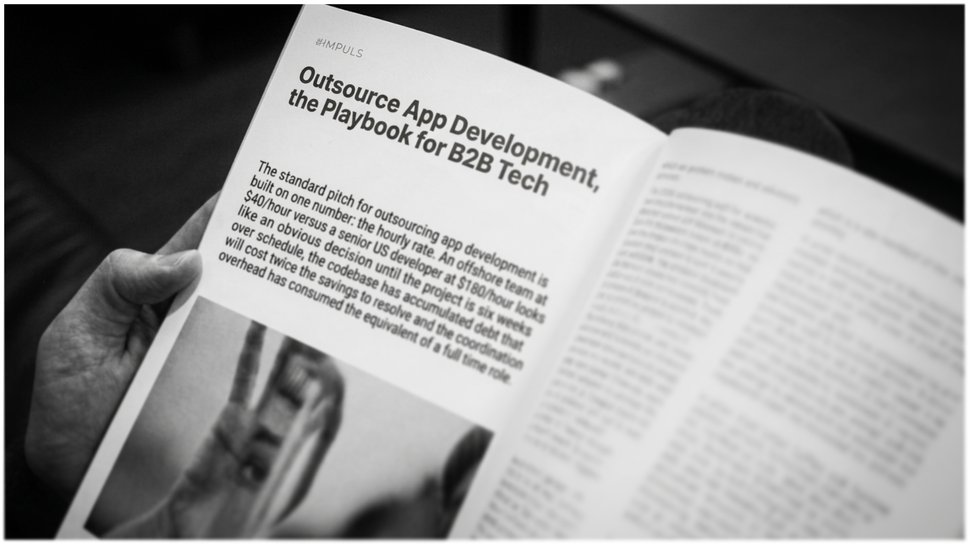 B2B tech playbook for outsourcing app development without hidden costs