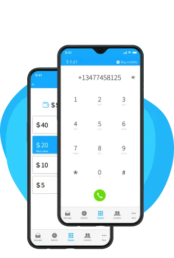 Talk360 app screenshots 2 Telefone