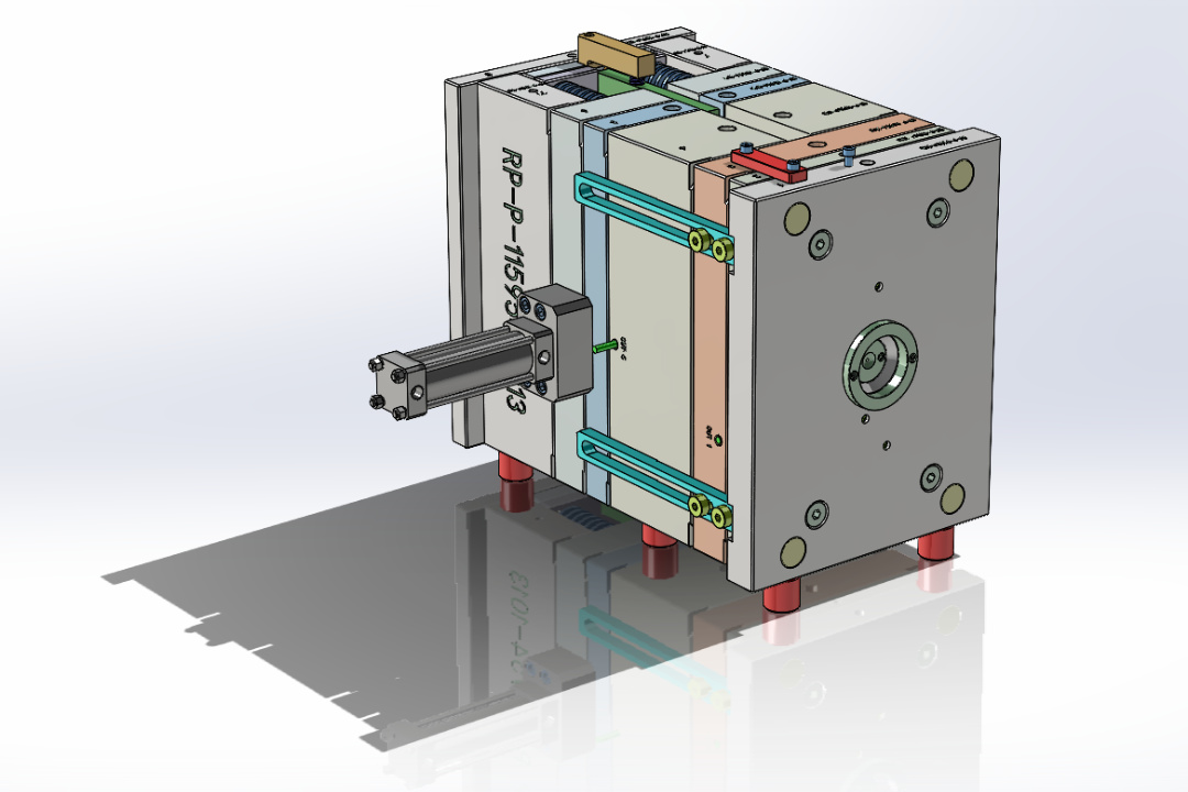 render of injection mould