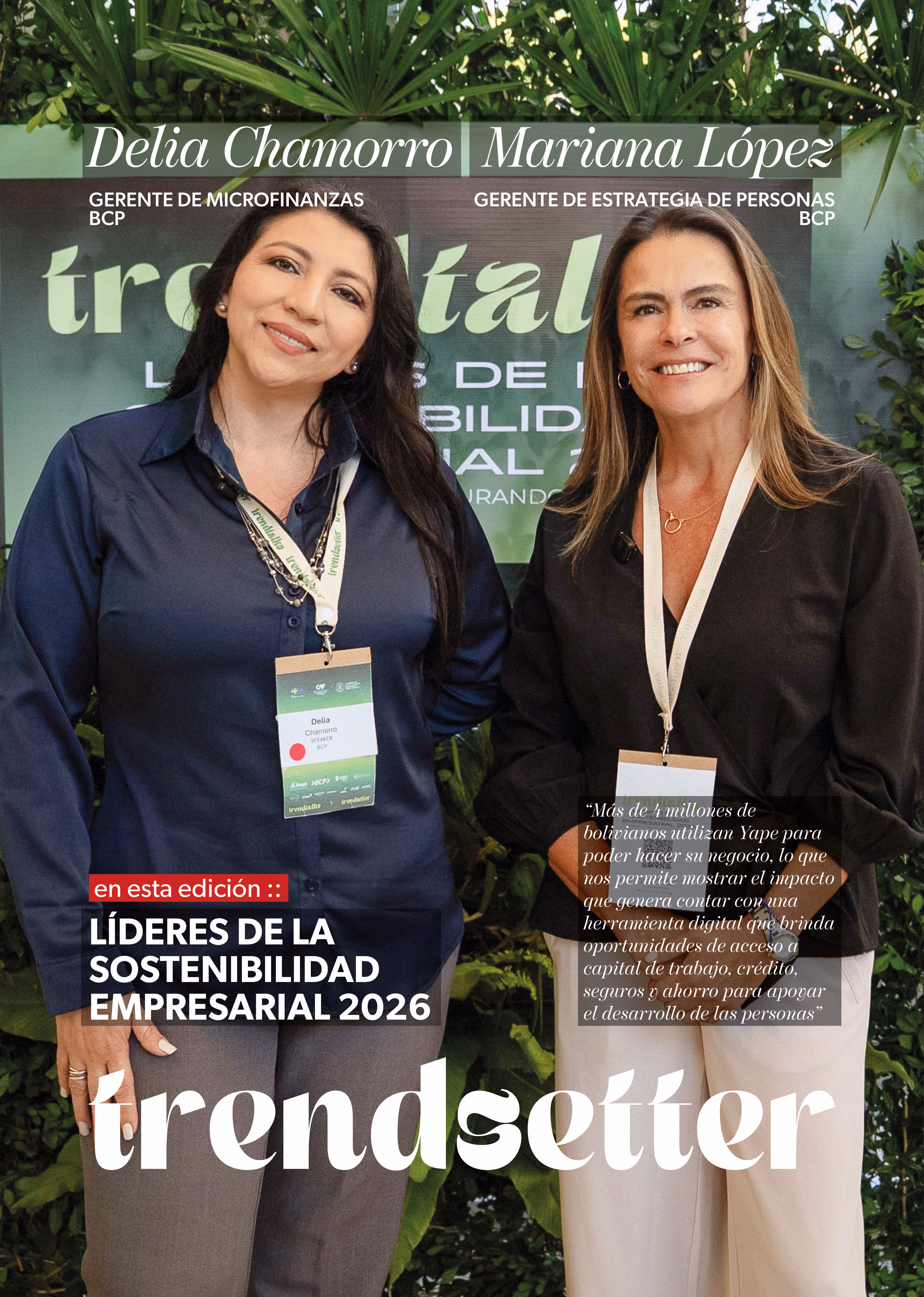 Delia Chamorro y Mariana López