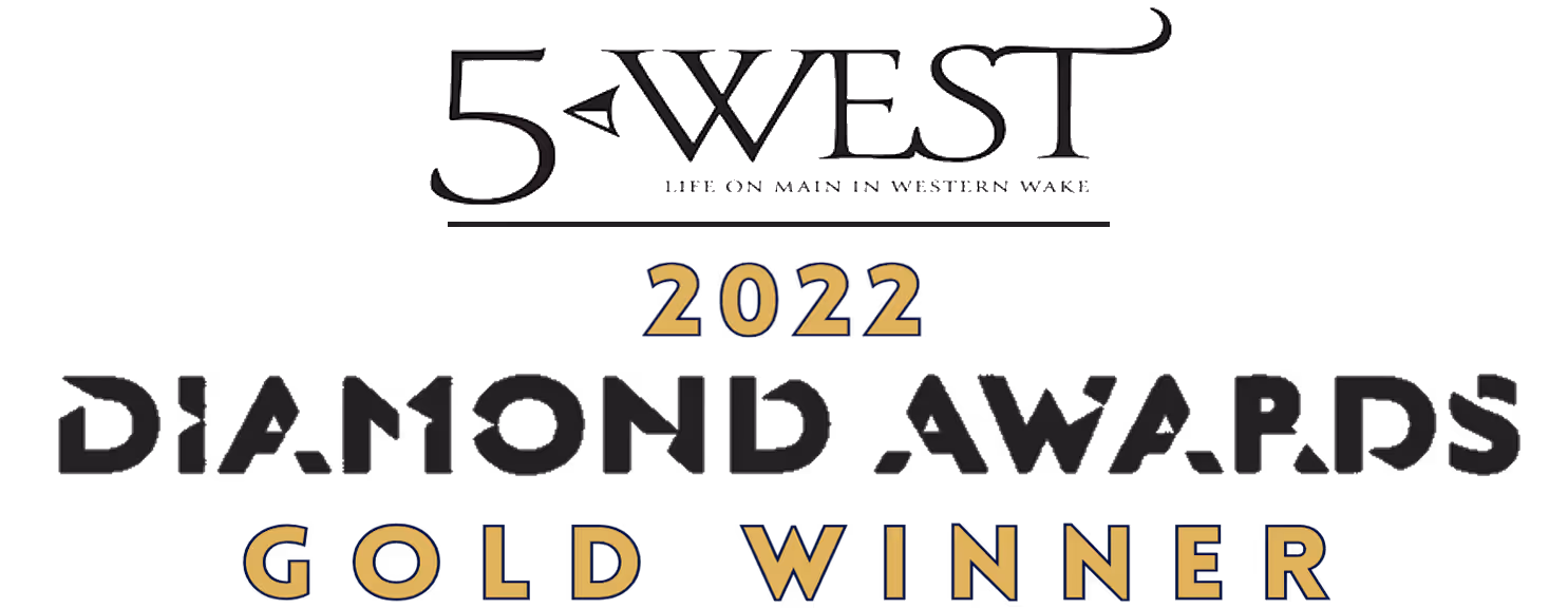 5 West magazine 2022 Diamond Awards Gold Winner for best coffee shop
