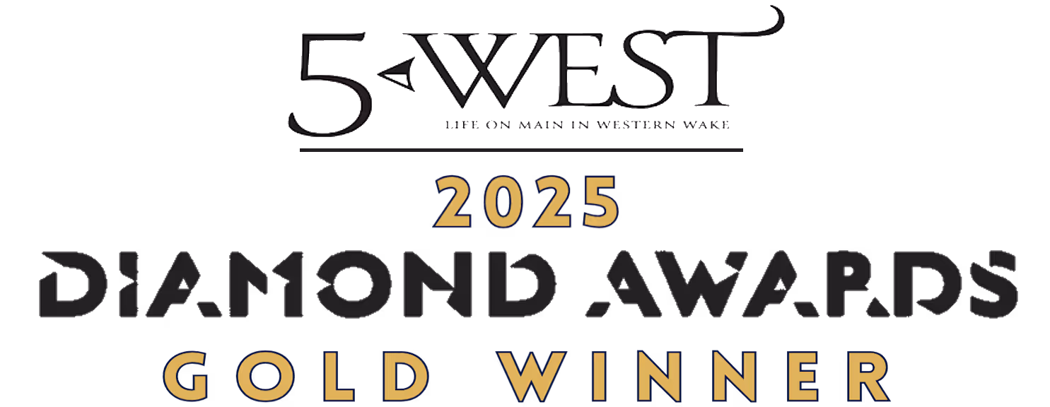 5 West magazine 2025 Diamond Awards Gold Winner for best coffee shop