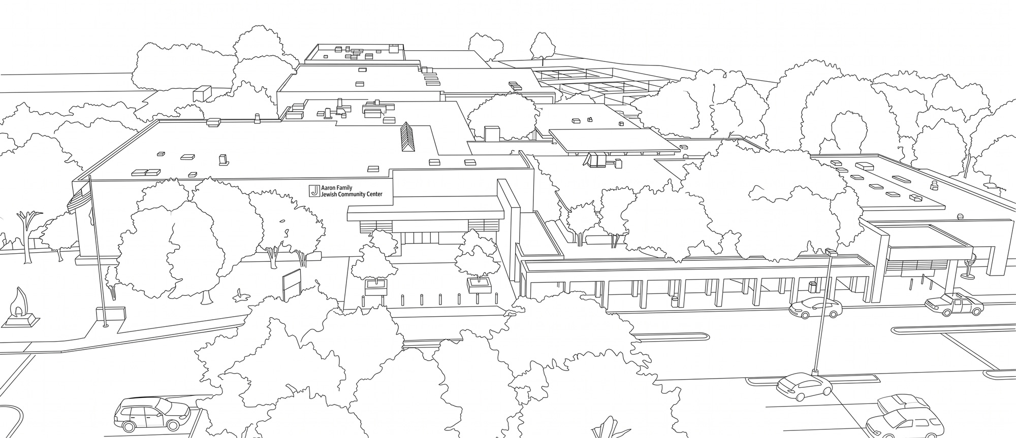 JCC Dallas Campus Aerial Map