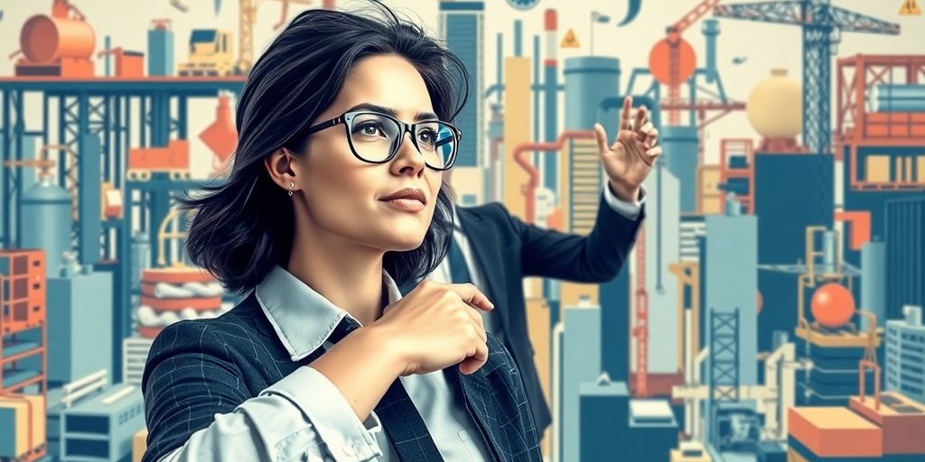 A business professional in a complex insurance environment.