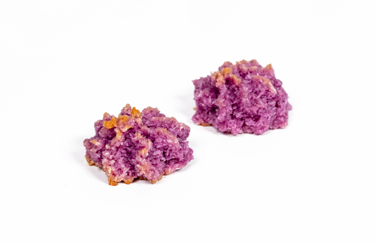 Spiced Purple Sweet Potato Coconut Macaroon