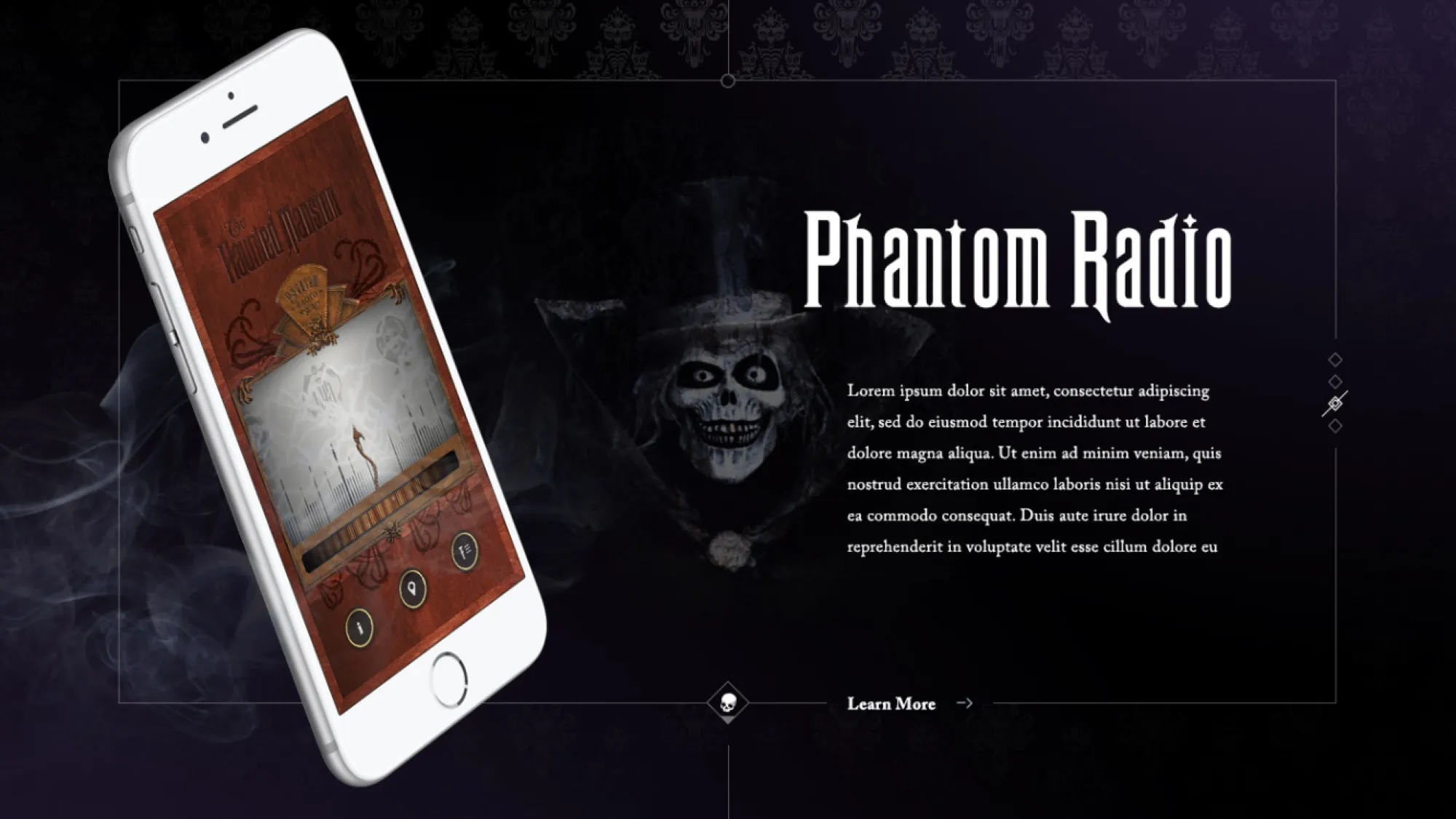 Screenshot sending users down the page