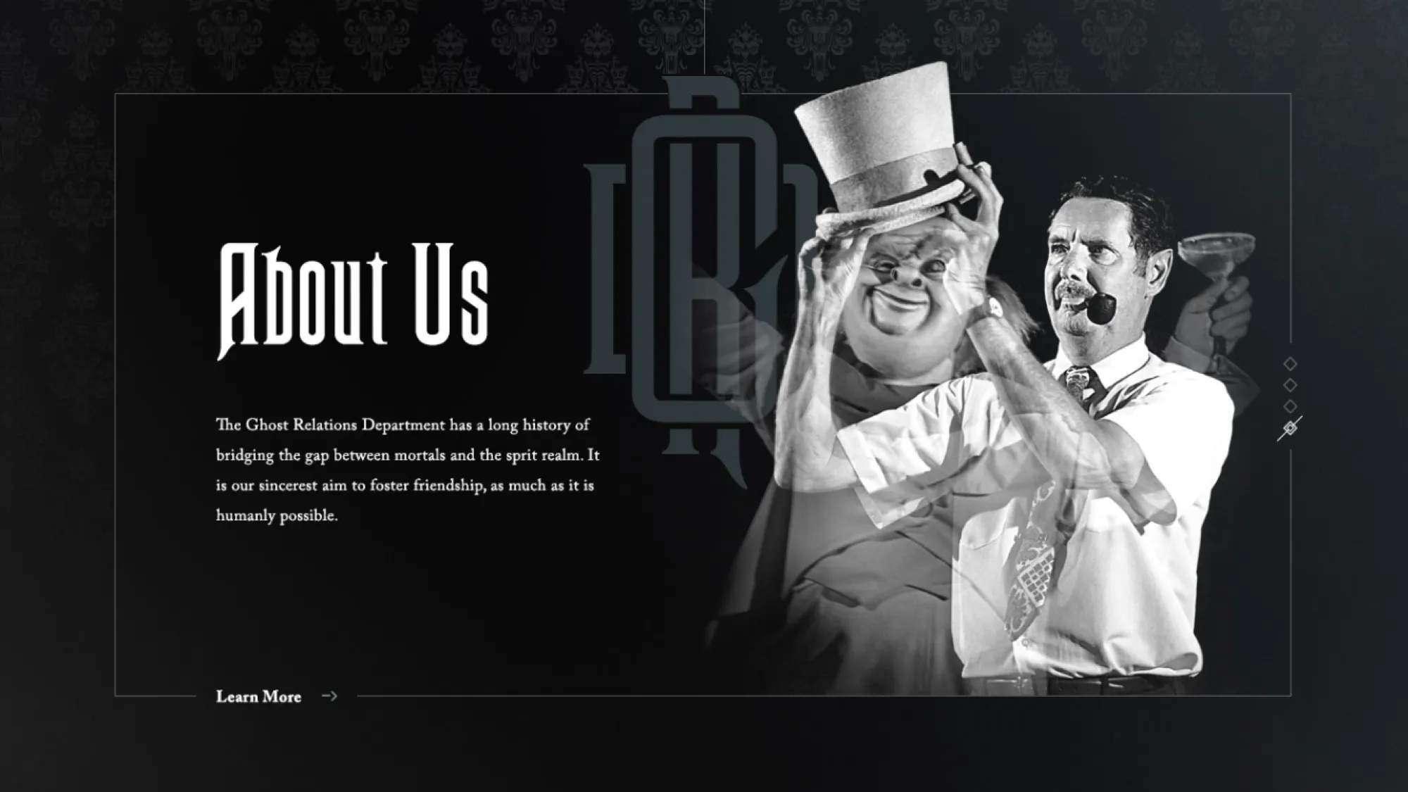 Screenshot sending users down the page