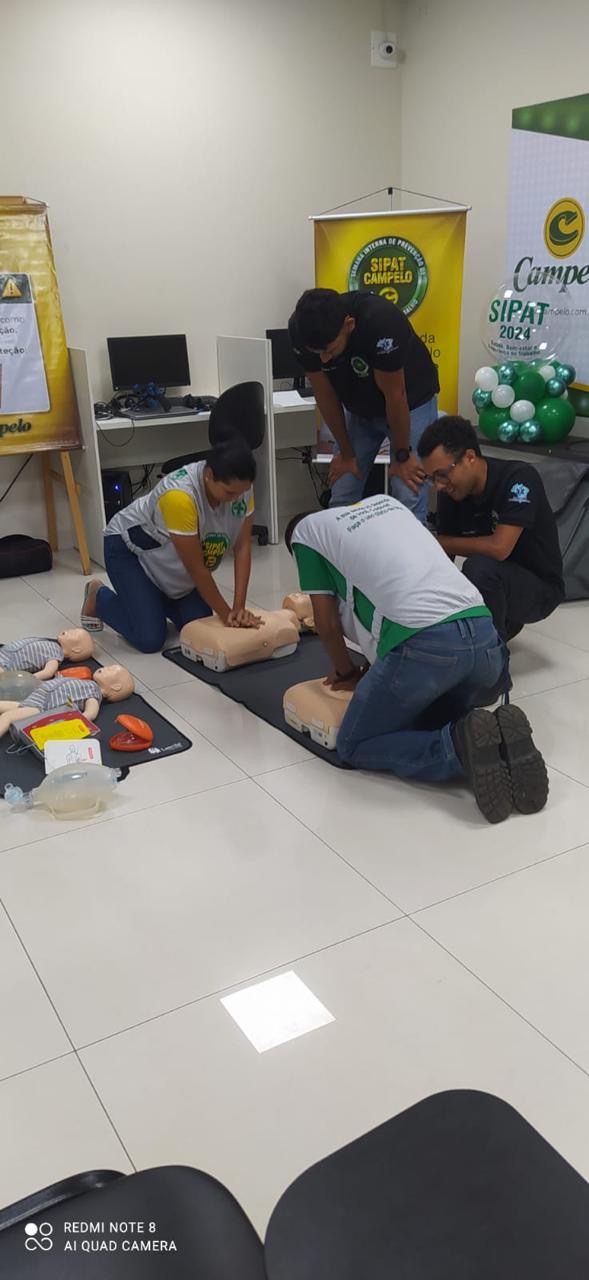 Preparando para o inesperado: Capacitação em suporte básico de vida nas empresas Campelo