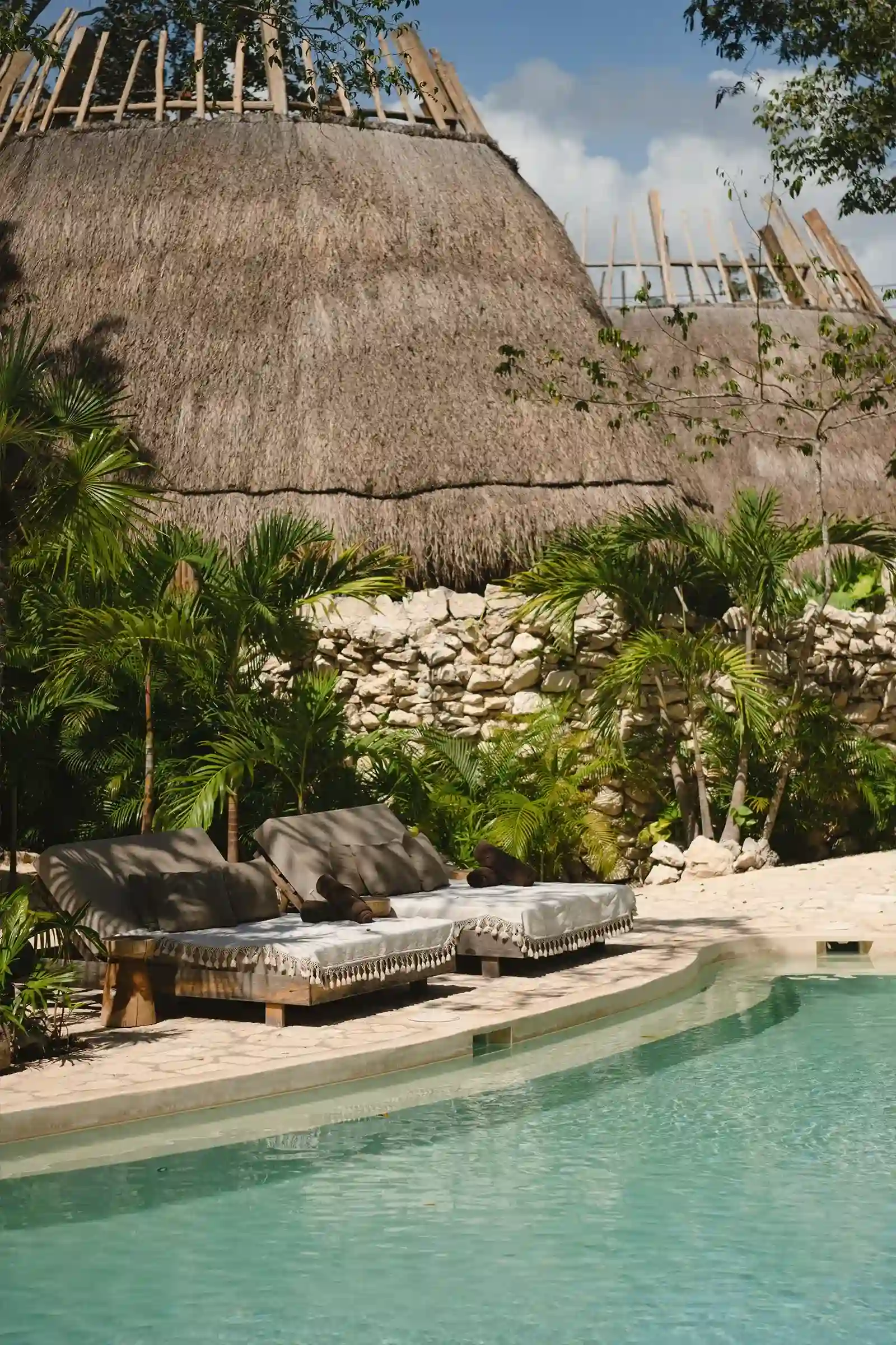 alberca-palapa-muro-de-piedra-plantas-tropicales